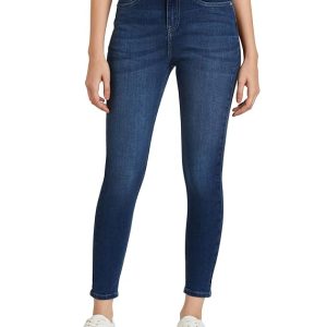 Amazon Brand - Symbol Women's Skinny Fit Jeans (High Rise | Ankle Length | Stretchable Fabric | Available in Plus Size)